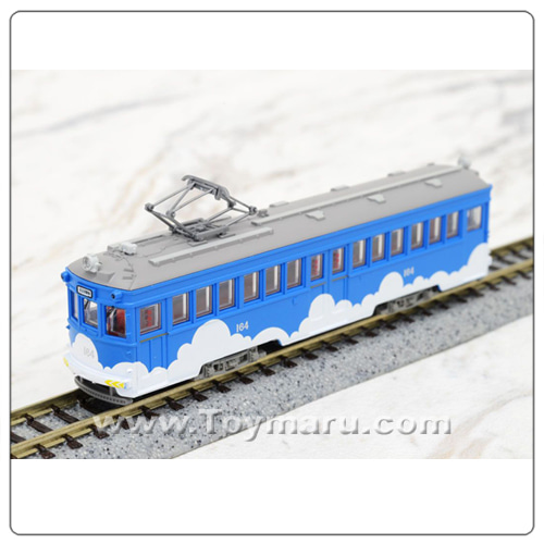 1/150 철도컬렉션 한카이 트램웨이 모161형 164호차 (구름 블루)
