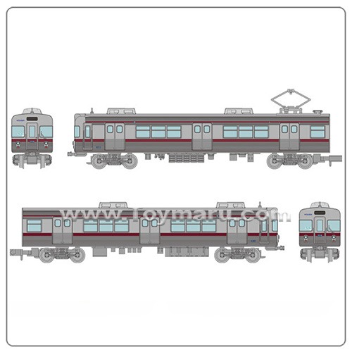 철도 컬렉션 나가노 전철 3500계 N8편성 은퇴 기념 2량 세트 (2023년 6월 발매예정)