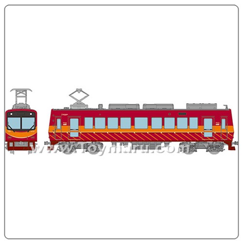 [ 철도 컬렉션 ] 1/150 에이잔전차 700계 리뉴얼 722호차 (빨강) (2023년 7월 발매예정)