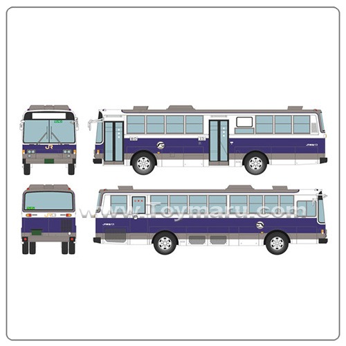 [ 전국 버스 컬렉션 80 ] 1/80 〈JH050〉 제이알 동해 버스 (2023년 11월 발매예정)