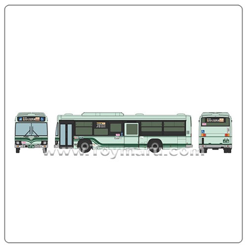 [ 나의 거리 버스 컬렉션 ] 1/150  ( MB6-2 ) 교토시 교통국  (2024년 4월 발매예정)