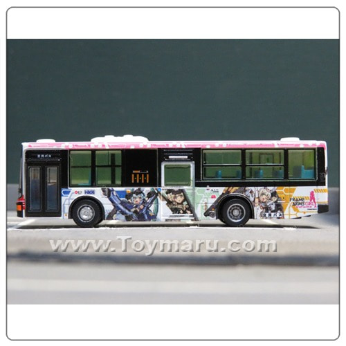 1/150 전국버스콜렉션 다치카와 프레임 암즈 걸 버스