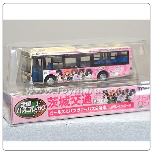 1/80 전국 버스 컬렉션 JH001 이바라키 교통 걸즈&amp;판처 2호차