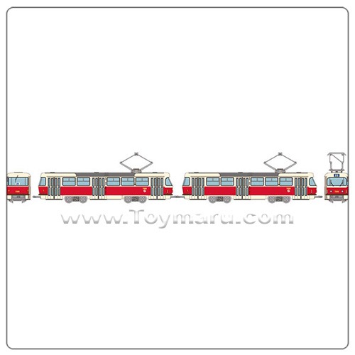 1/150 철도 컬렉션 프라하 트램 타트라 T3 타입 2 양 세트 C (2022년 11월 발매예정)