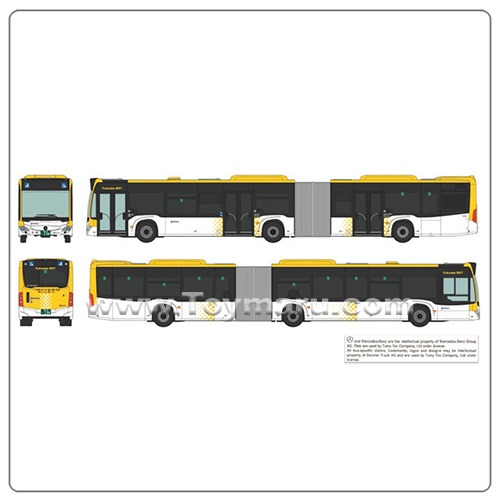 [ 더 버스 컬렉션 ] 1/150 서일본철도 후쿠오카 연절 버스 (2024년 5월 발매예정)