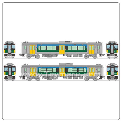 [ 철도 컬렉션 ] 1/150 JR 기하E130형100번대(구루리선) 2량 세트 (2024년 8월 발매예정)