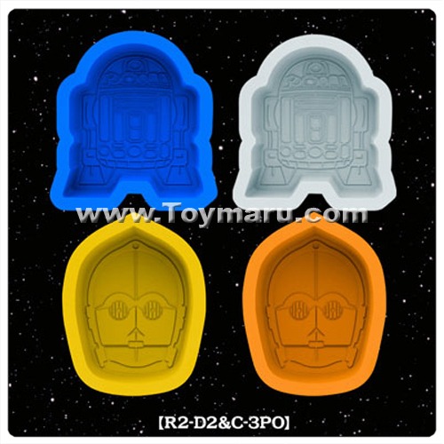 스타워즈 실리콘 컵  R2-D2 &amp; C-3PO 4종세트