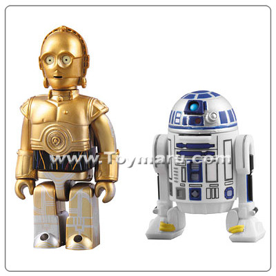 큐브릭&amp;베어브릭스타워즈 C-3PO&amp;R2-D2 2종